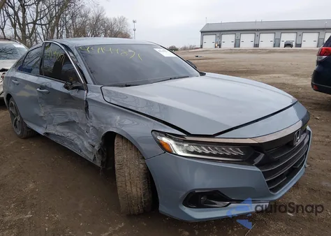 2021 Honda Accord Sport from USA, damaged, VIN 1HGCV1F34MA015320